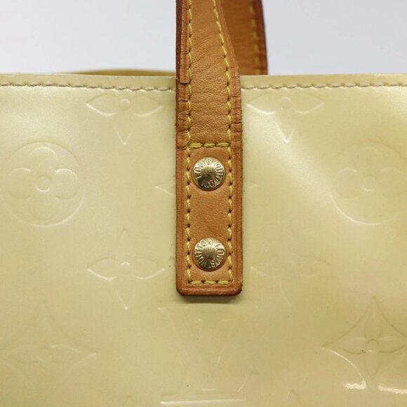LOUIS VUITTON Monogram Vernis Reade PM Hand Bag Perle - Picture 9 of 15